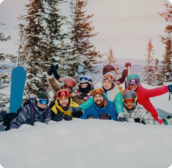 Photo de séminaire à la montagne