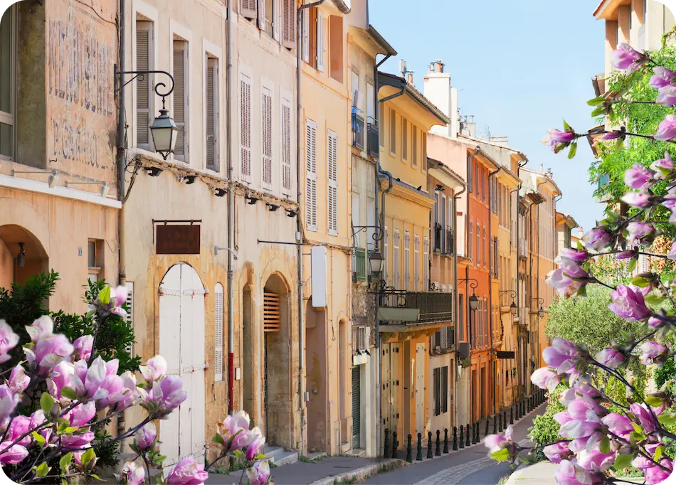 centre ville d'Aix-en-Provence pour un séminaire