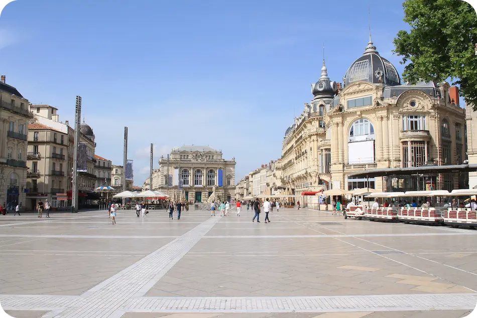 centre-ville de Montpellier pour un séminaire