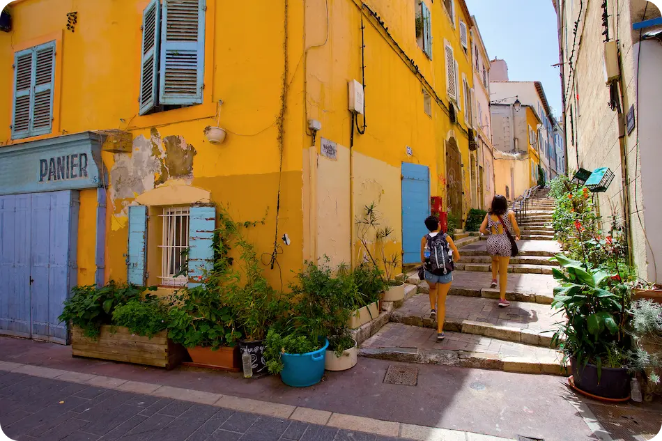 Quartier authentique de Marseille